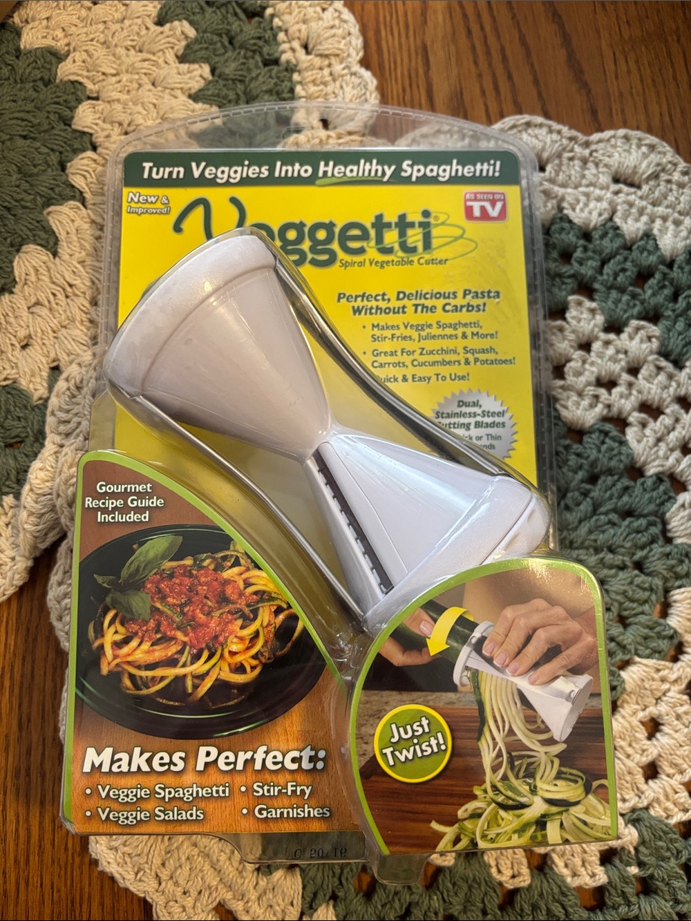 Spiral Vegetable Cutter - White